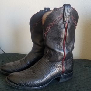 Tony Lama,  Bullhide Black 9.5 D